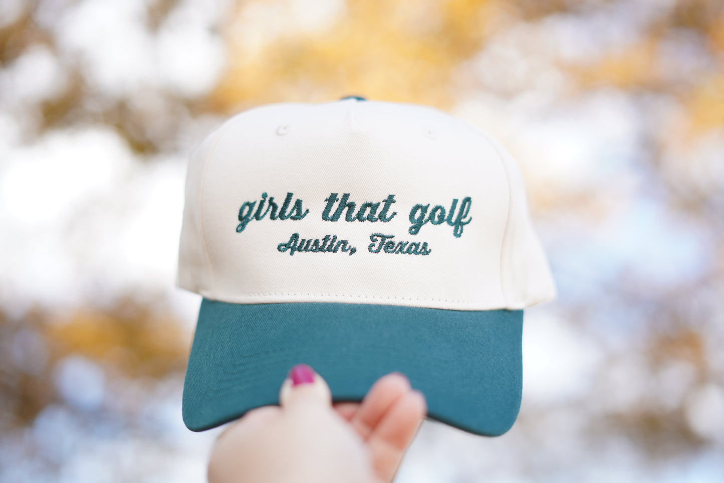 Girls That Golf Green/Khaki Hat