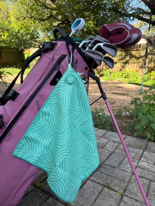 Green Golf Towel