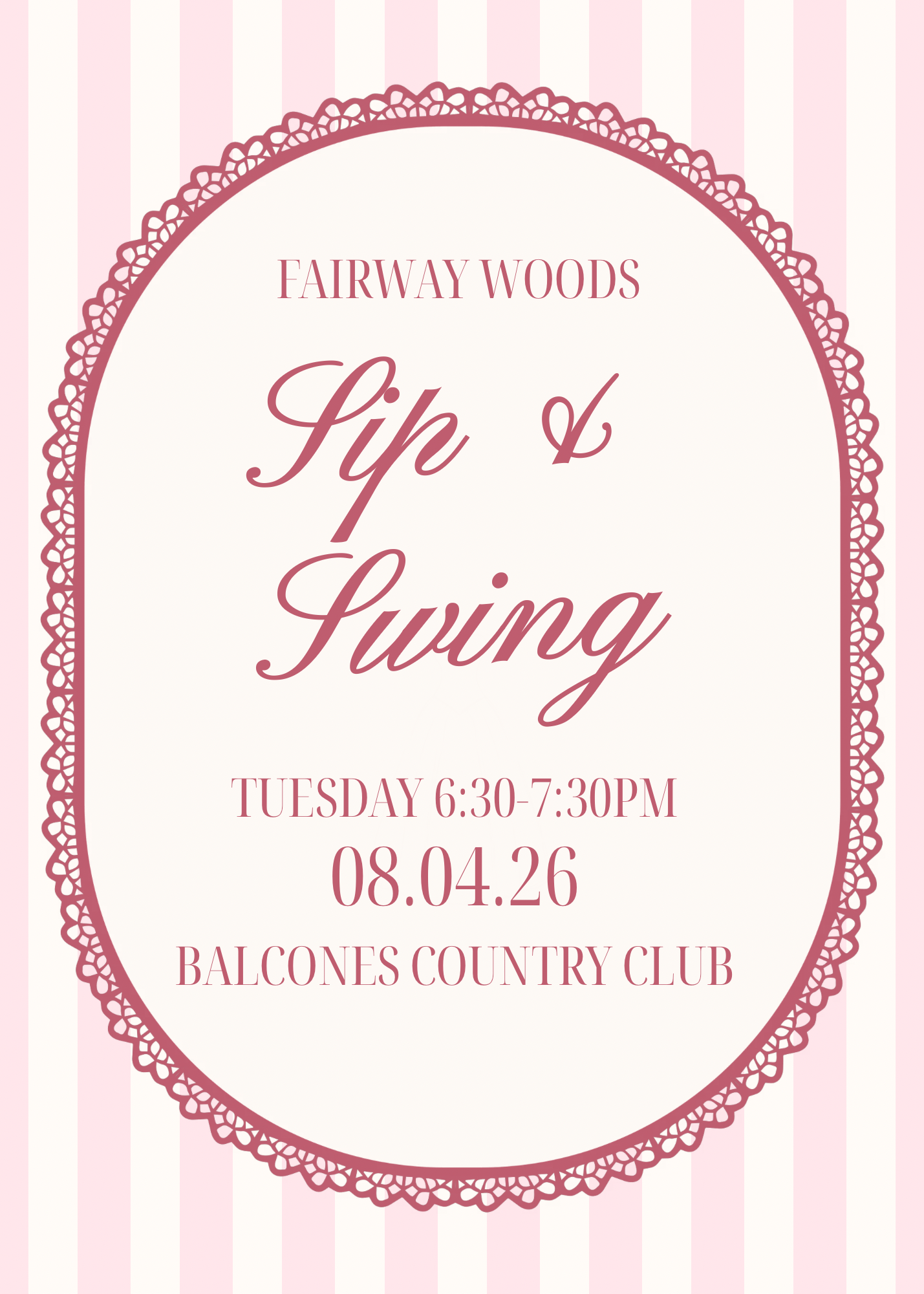 08/04 Sip & Swing (woods)